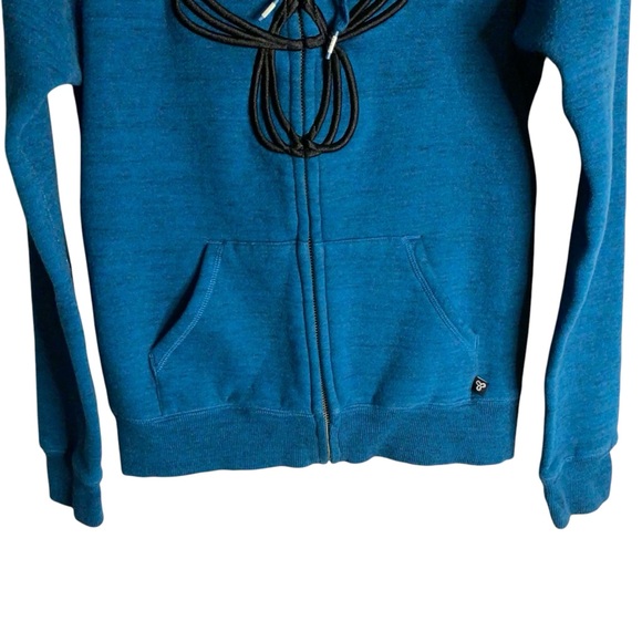 Aritzia TNA Women's Blue Soft Brushed Full Zip Jacket - Picture 3 of 8